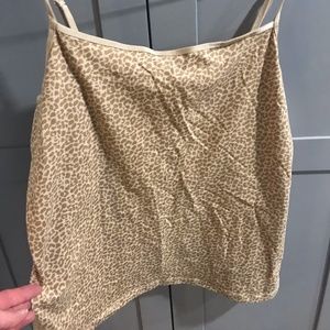 Animal print cami